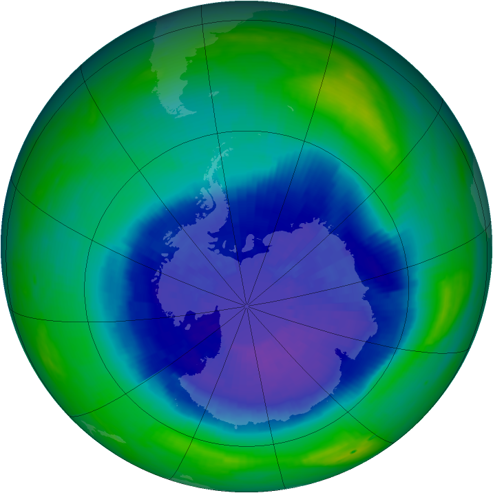 Ozone Map 1987-09-21